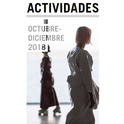 Folleto de actividades de octubre a diciembre de 2018