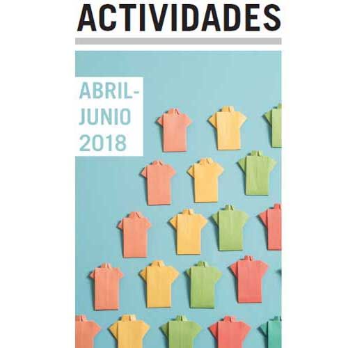 Folleto exposiciones de abril a junio 2018