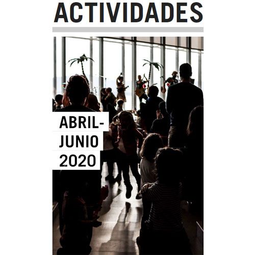 Folleto de actividades de abril a junio de 2020