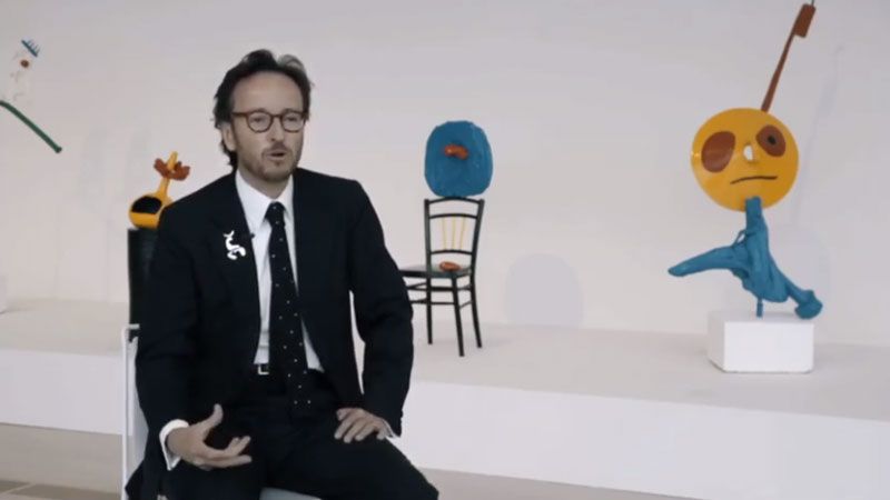 Exposición de Joan Miró explicada por Joan Punyet Miró