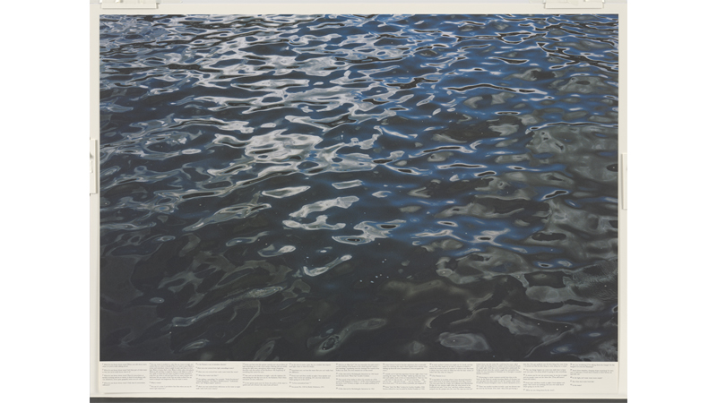 Roni Horn, Still Water (The River Thames, for Example), 1999 (detalle). © Roni Horn. Foto: Ron Amstutz